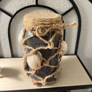 Sea Shell Mason Jar Home Decor